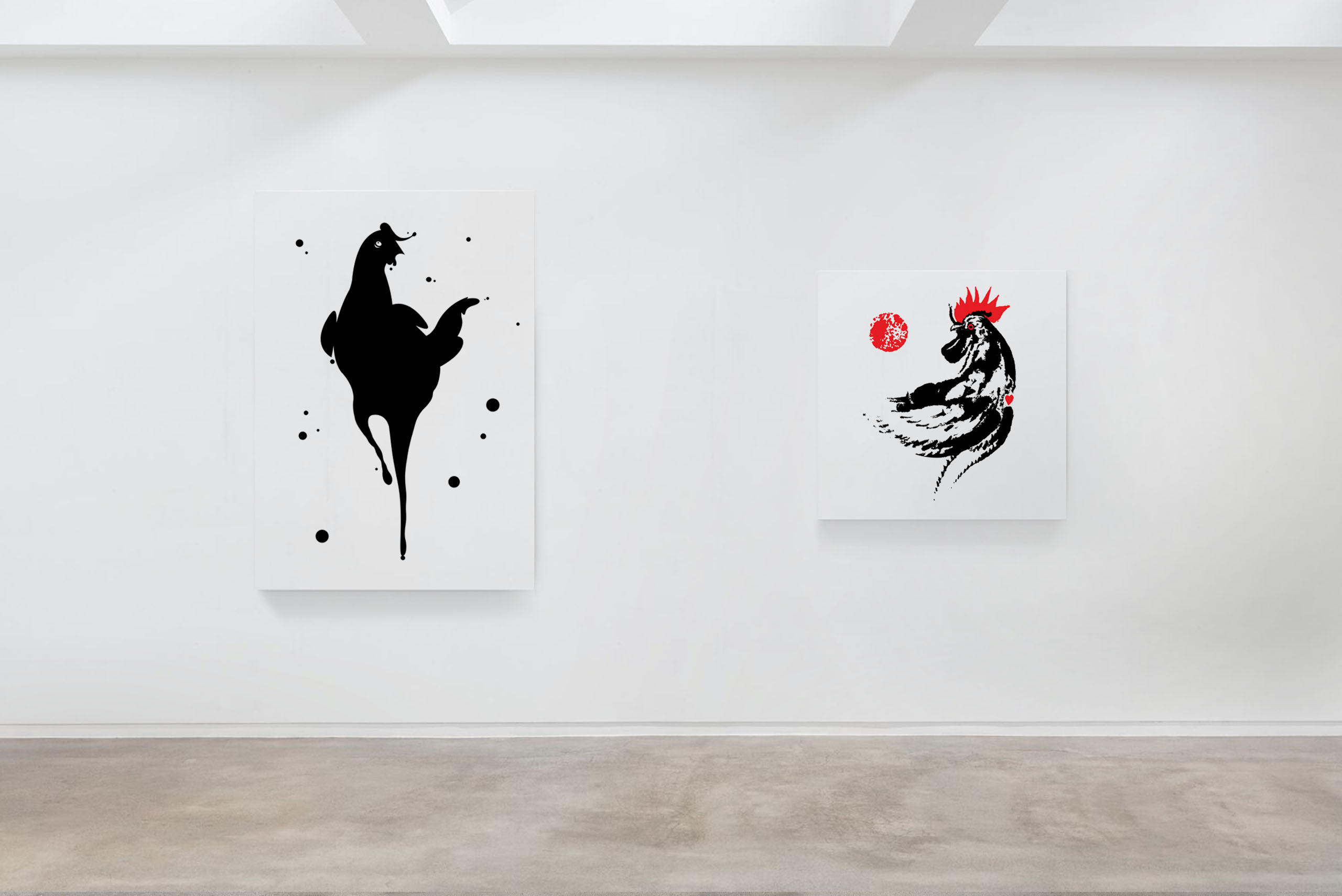 soheil hosseini/سهیل حسینی/استودیو تهران/Tehran Studio/tehran gallery/نقاشی/هنر/rooster/خروس